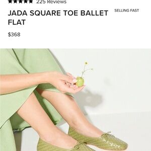 Freda Salvador Jada Woven Ballet Flat — Light Green